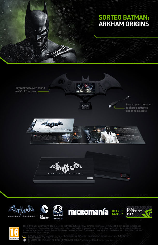 Sorteo GeForce GTX 780 Ti Batman Arkham Origins