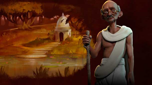 Mahatma Gandhi en Civilization VI