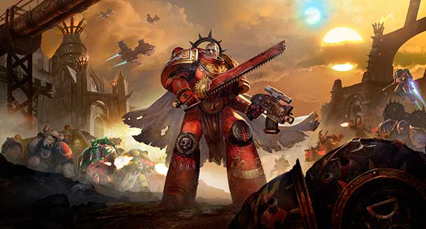 Warhammer 40.000 Eternal Crusade soldado con motosierra